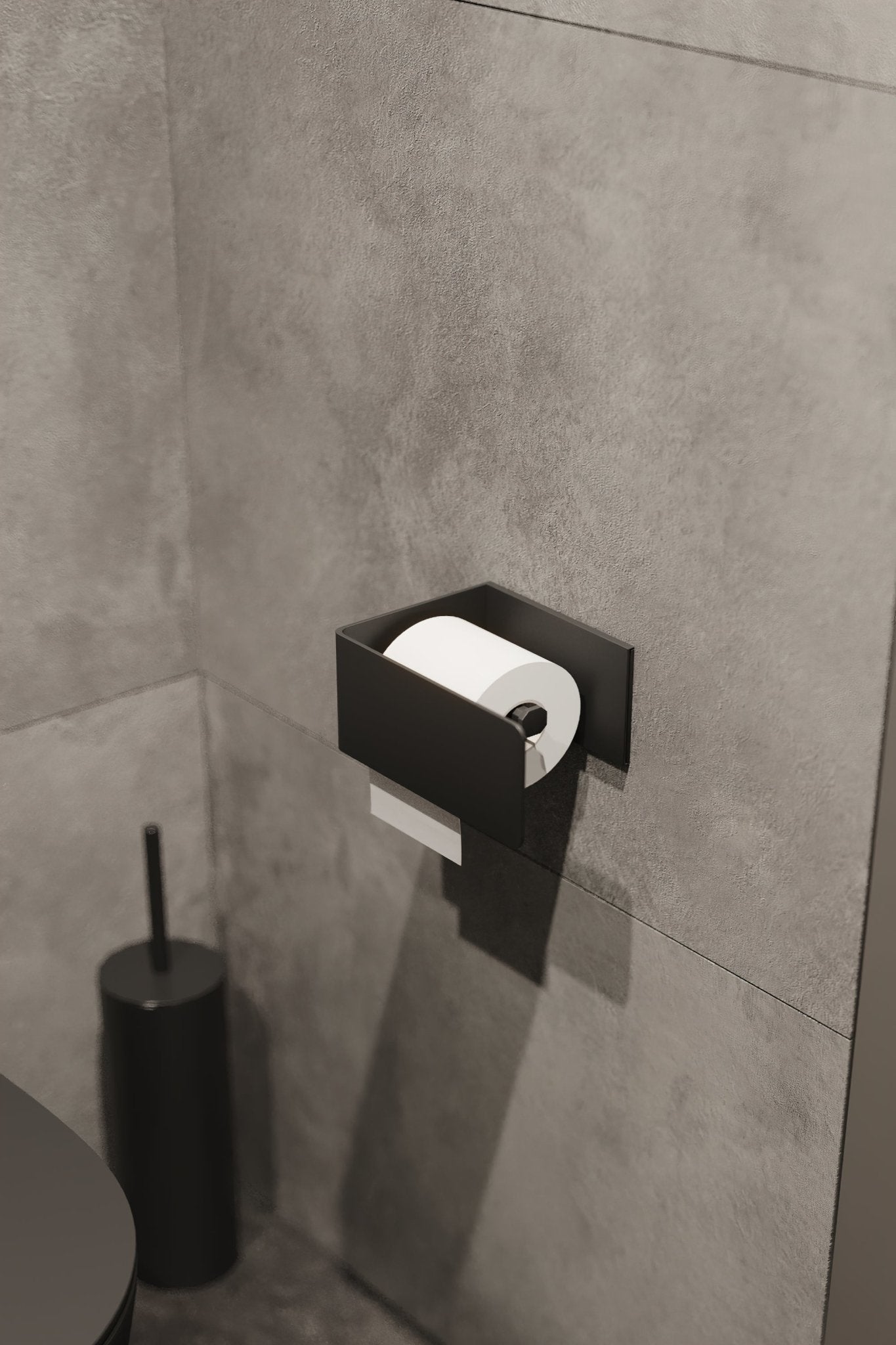 Porta rotolo carta igienica bagno muro parete appeso naturale -  Italia